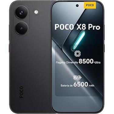 Imagem de Celular Poco X8 Pro 256GB 8GB RAM Preto Global NFC - Xiaomi Poco X8 Pr