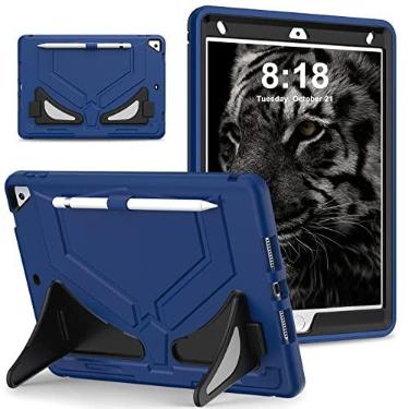 Imagem de Capa para tablet Capa para iPad 10.2 Case 2021/2020/ 2019, para iPad 9ª/8ª/ 7ª geração Capa protetora, capa protetora robusta à prova de choque com suporte para crianças meninas meninos crianças Estoj