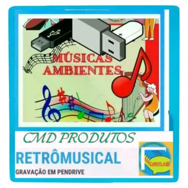 Imagem de Pen drive 8gb com Músicas = Para Ambientes - Nac. e Internac. (mp3) -
