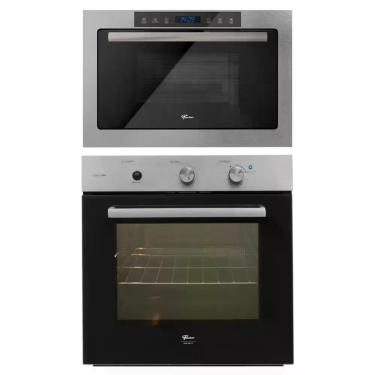 Imagem de Kit Infinity Fischer: Forno a Gás 78L I Grill Micro-ondas 25L I, 110V