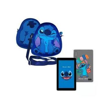 Imagem de Tablet Positivo Vision Tab 7 Stitch+Capa e Bolsa-Octa-Core 3GB RAM 64GB Android 14 Go Wi-Fi Tela 7”