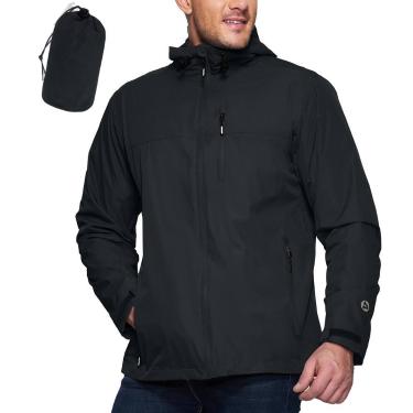 Imagem de Jaqueta de Chuva Masculina Outdoor Ventures Impermeável e Dobrável