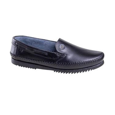 Imagem de Mocassim Em Couro Rafarillo 300 Masculino, Preto, 39