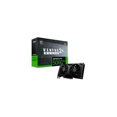 Imagem de Placa de Video MSI GeForce RTX 5060 TI 16Gb Ventus OC Black Plus 2X 128 Bits HDMI/3X DP - 912-V535-088