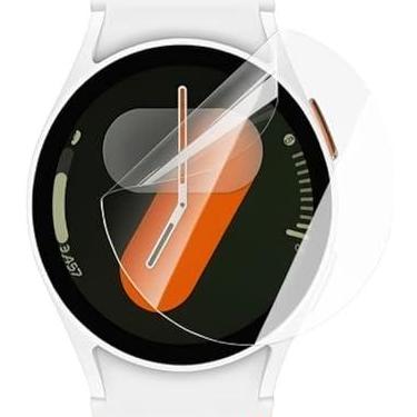 Imagem de Kit com 6 Películas Protetoras Hydrogel para Smartwatch Samsung Galaxy Watch 7, 44mm, Cobertura Completa, Sem Marcas Digitais
