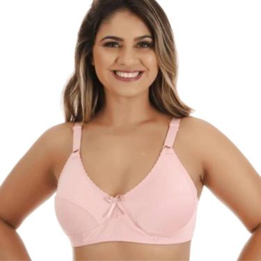 Imagem de Sutiã Reforçado De Sustentação Básico Feminina Com Alça Sem Bojo Larga