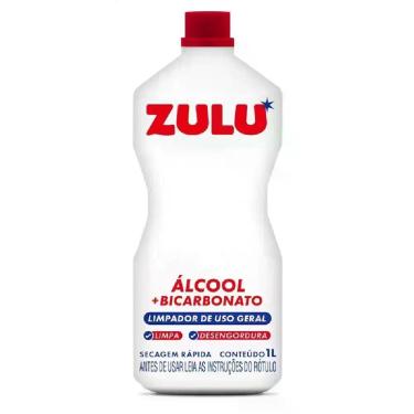 Imagem de Álcool com Bicarbonato 1L 1 UN Zulu
