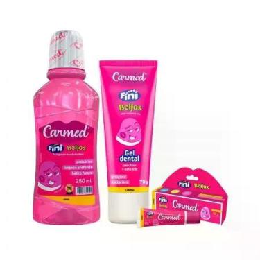 Imagem de Kit oral care Gel Dental 70g Enxaguante Bucal 250ml e Hidratante 10g C
