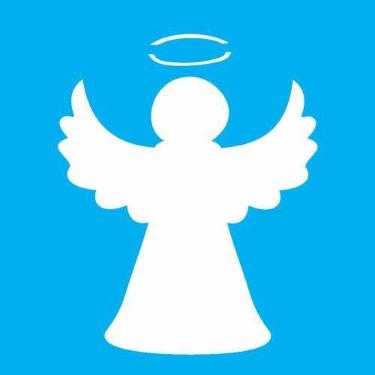 Imagem de ESTENCIL 10X10 ANJO III OPA2108 - Ideal para Artesanato