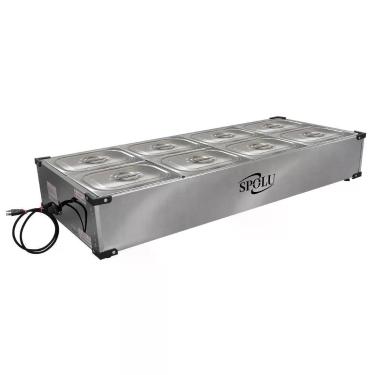 Imagem de Buffet Térmico De Bancada Spolu 8 Cubas 220v Spl-508bc