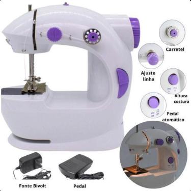 Imagem de Mini Máquina de Costura Portátil, Alta Performance e Ideal para Uso Pe