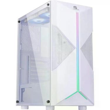 Imagem de Gabinete Gamer Fortrek Holt Mid Tower Rgb Branco