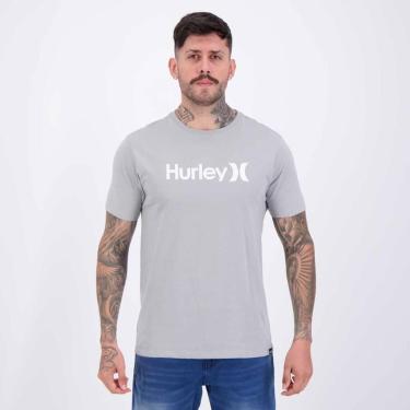 Imagem de Camiseta Hurley Silk O&ampO Solid Cinza, GG