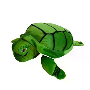 Imagem de Tartaruga marinha de pelúcia macia verde Gigante 70cm linda - style