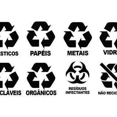 Imagem de Adesivos De Recorte - Coleta Seletiva - 500unidades - BIANQUIMICA