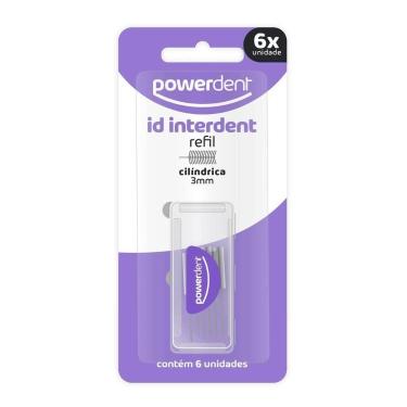 Imagem de Refil cilindrico interdental 03mm power dent 6 unidades