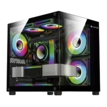 Imagem de Gabinete Gamer Aquário Gb1796 Com 4 Cooler Fan LED RGB - Hayom