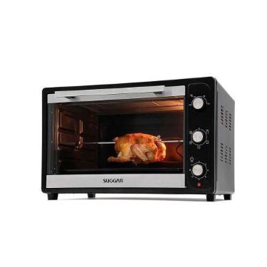 Imagem de Forno Elétrico Fe66 Suggar 66 Litros Com Espeto Giratório, Preto, 220V