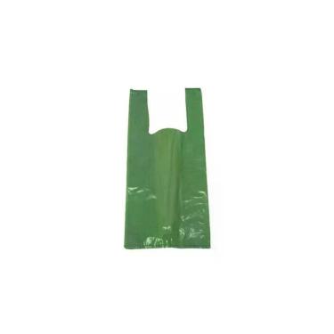 Imagem de Sacola Reciclada Higipack Verde 30CM X 40CM com Reforço na Solda em Material Reciclado