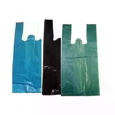 Imagem de Sacola Plástica Reciclada 30x40 5KG para Embalagens Reforçada Recuperada Azul, Verde, Preto Higipack