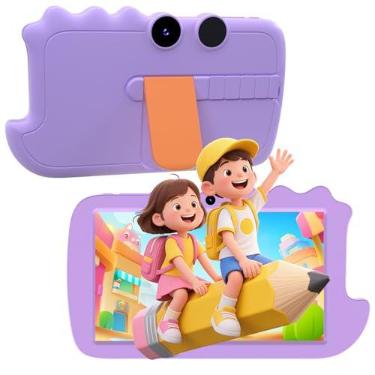 Imagem de ATOZEE Tablet infantil, tablet infantil Android de 7 polegadas para crianças, 2 GB de RAM, 32 GB de ROM, suporta expansão de 1 TB, câmera dupla WiFi, tela de proteção ocular IPS de 7 polegadas