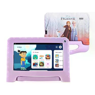 Imagem de Tablet Multilaser NB416 Frozen II 7" 4GB RAM 64GB Android 13, 64GB, Li