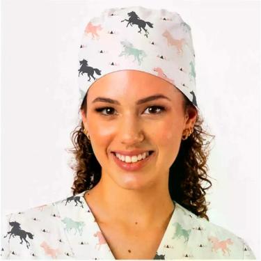 Imagem de Touca Cirúrgica Em Oxford Bandana Hospitalar Diversas Cores - Bella Co