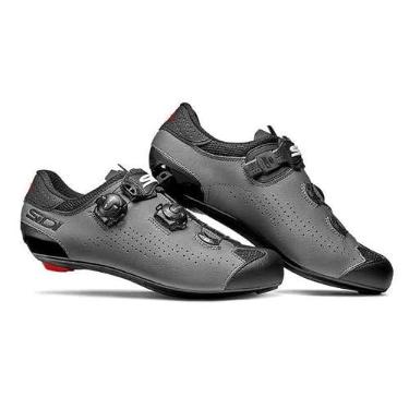 Imagem de SAPATILHA CICLISMO SIDI ROAD GENIUS 10 MEGA - BLACK/GREY/BLACK (41 EUR)