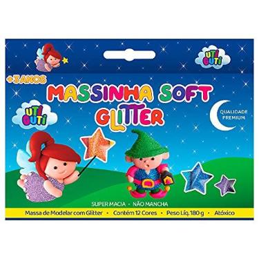 Imagem de Massa de Modelar, Uti Guti, 26000, Glitter, 12 Cores