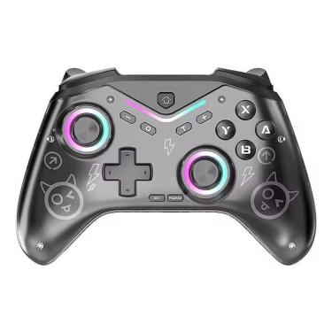Imagem de Controle Gamepad Sem Fio RGB Para PC iOS Android Com Vibração e Sensor