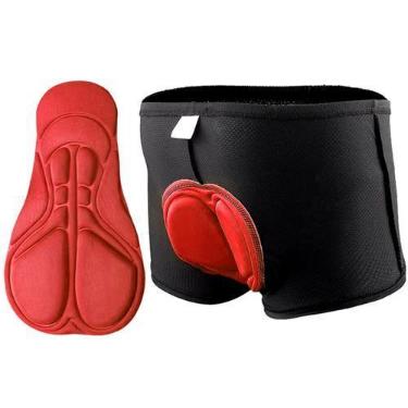 Imagem de Shorts Masculino Forro Espuma D45 poliéster Esportes Ciclista - - Deco