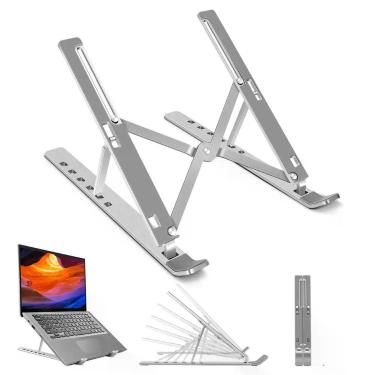 Imagem de Suporte Dobrável Metal Ajustável Ergonômico Para Notebook - COMPACTO