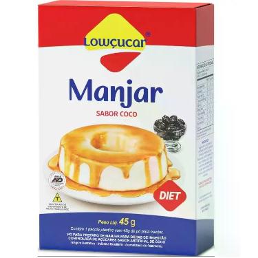 Imagem de Manjar Zero Açúcares Lowçucar 45g