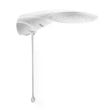 Imagem de Ducha Advanced Eletrônica Eletrônico 5500W Instalação de Parede com Haste de Comando Branco Lorenzetti 110V