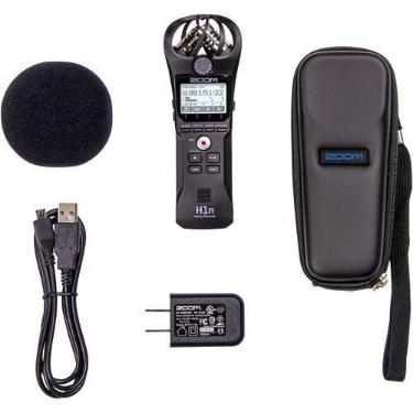 Imagem de Gravador Digital Portátil Zoom H1N-Vp Com Cabo Usb, Case