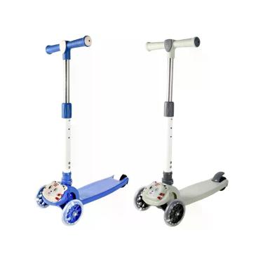 Imagem de Patinete Infantil 3 Rodas Gato Lullie Sport, Azul e Branco