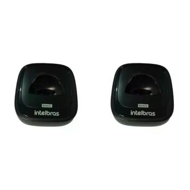 Imagem de Kit 2 Bases Carregadoras para Telefone Sem Fio Intelbras TS 2510