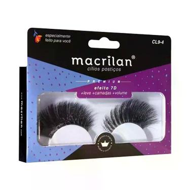 Imagem de Cílios Postiços Macrilan - Efeito 7D Super Volume, CL9-4