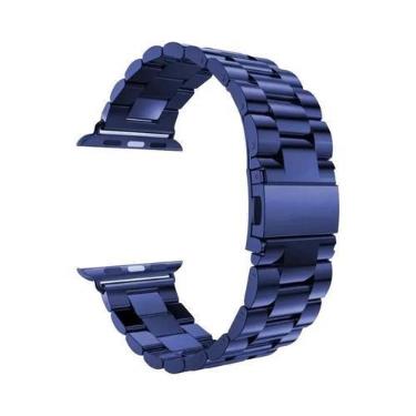 Imagem de Pulseira De Metal Em Aço Inoxidável Para Apple Watch 46mm 42mm 44mm 40