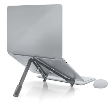 Imagem de Suporte para Notebook OCTOO LiteStand Note, Dobrável, Portátil e Pronto para Usar, Compatível com Notebooks de até 15,6" - Titanium