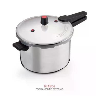 Imagem de Panela de Pressão Fechamento Externo 10 Litros - Nacional