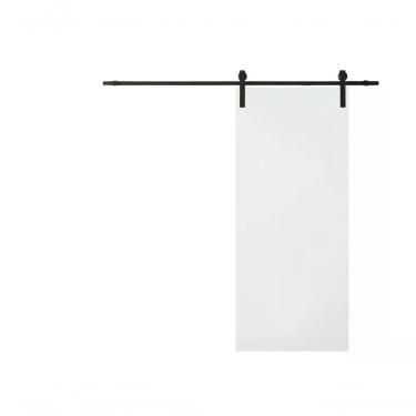 Imagem de Porta Celeiro De Correr Laqueada Branca 210x70