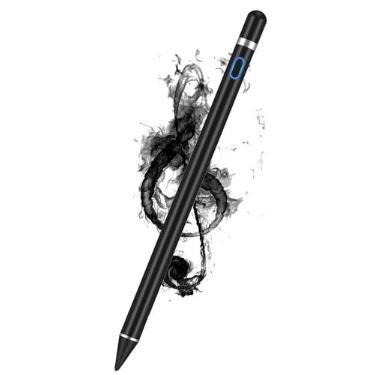 Imagem de Caneta Stylus ativa para Android, caneta universal recarregável para iPad, para tablet, canetas digitais, ponta fina, compatível com Android, iOS, iPhone, iPad mini/Pro/Air e mais tablet/telefone