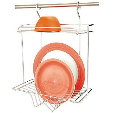 Imagem de Escorredor Baby Inox 6 Pratos Jomer 3005
