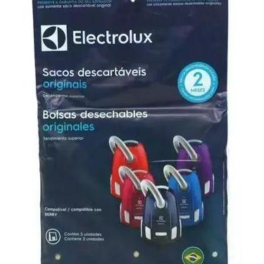 Imagem de 03 Saco Aspirador De Pó Eletrolux Berry 14 Original - Electrolux