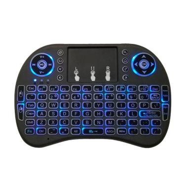 Imagem de Mini Teclado com Controle Remoto e USB Ideal para Notebook e Videogame