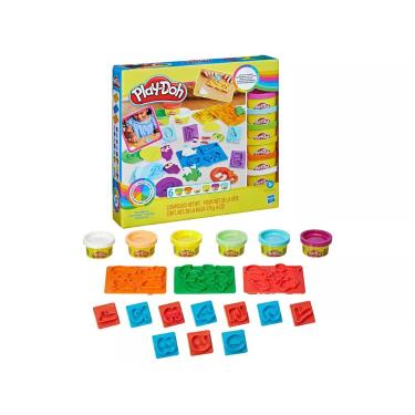 Imagem de Kit Massinha Play-Doh Números Hasbro com 13 Moldes
