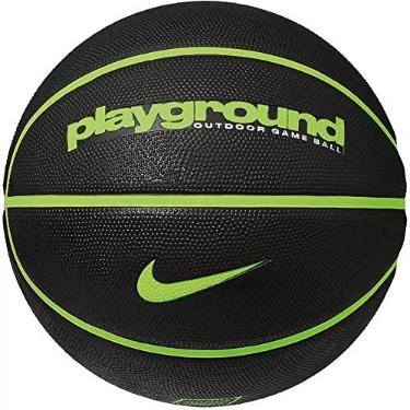 Imagem de BOLA DE BASQUETE EVERYDAY PLAYGROUND 8P DEFLATED BLACK/VOLT/VOLT