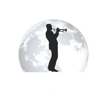 Imagem de Trompetenspieler Notizbuch: Trompete Mond Orchester Trompetist Musiker / 6x9 Zoll / 120 karierte Seiten Seiten