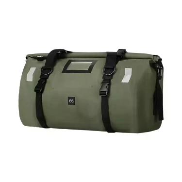 Imagem de Bolsa De Selim Para Motocicleta Impermeável Preta 20L-130L, Mochila De